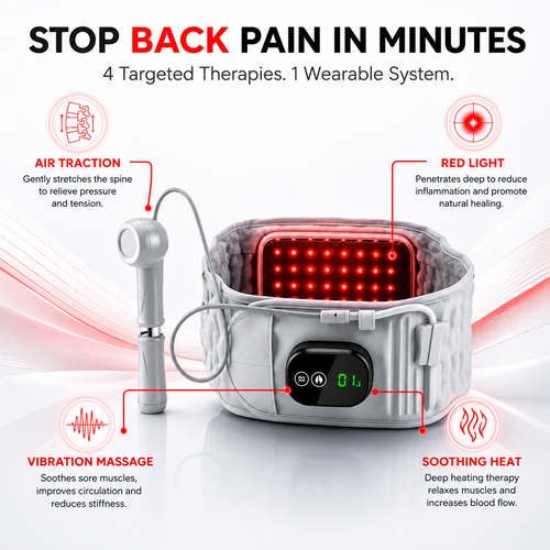 SpineRelief Pro™ – 4-in-1 Back Pain Relief & Recovery System